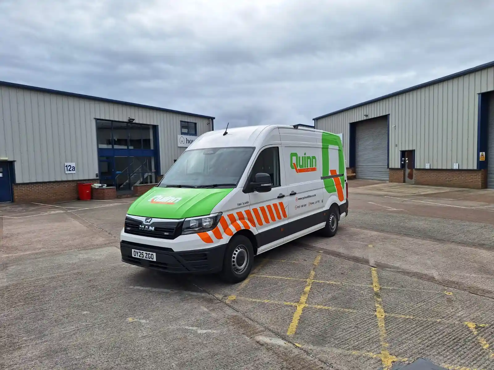 Quinn Developments Branded Van