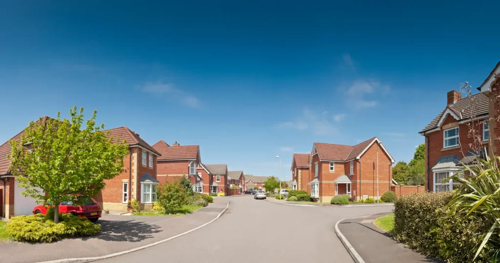 Housing estate road
