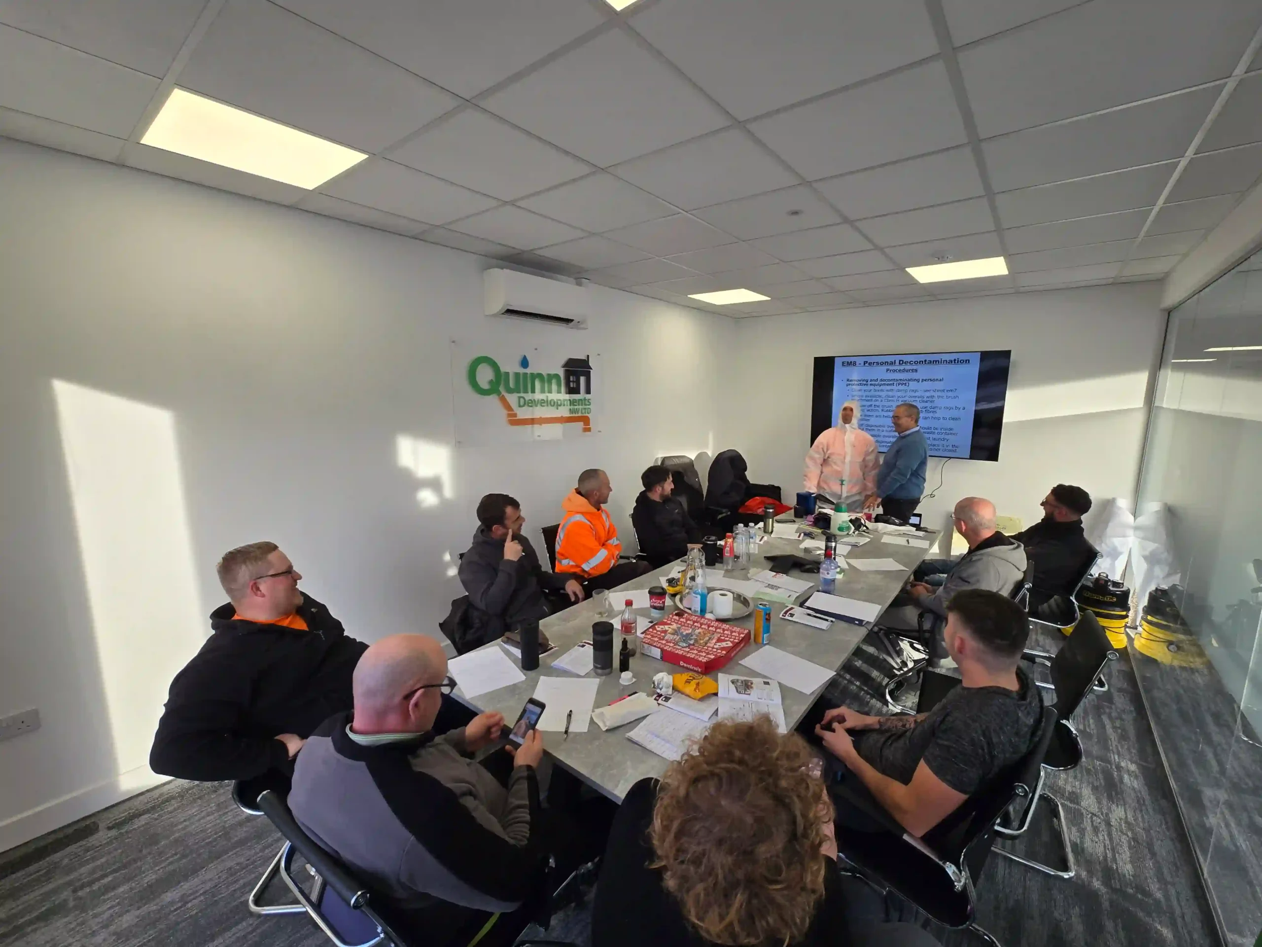 Quinn Developments Safety and Training Meeting